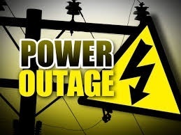 Power Outage sign