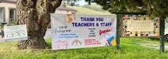 Thank you Teachers and Staff