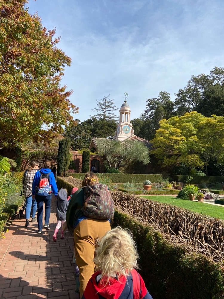 walking around Filoli