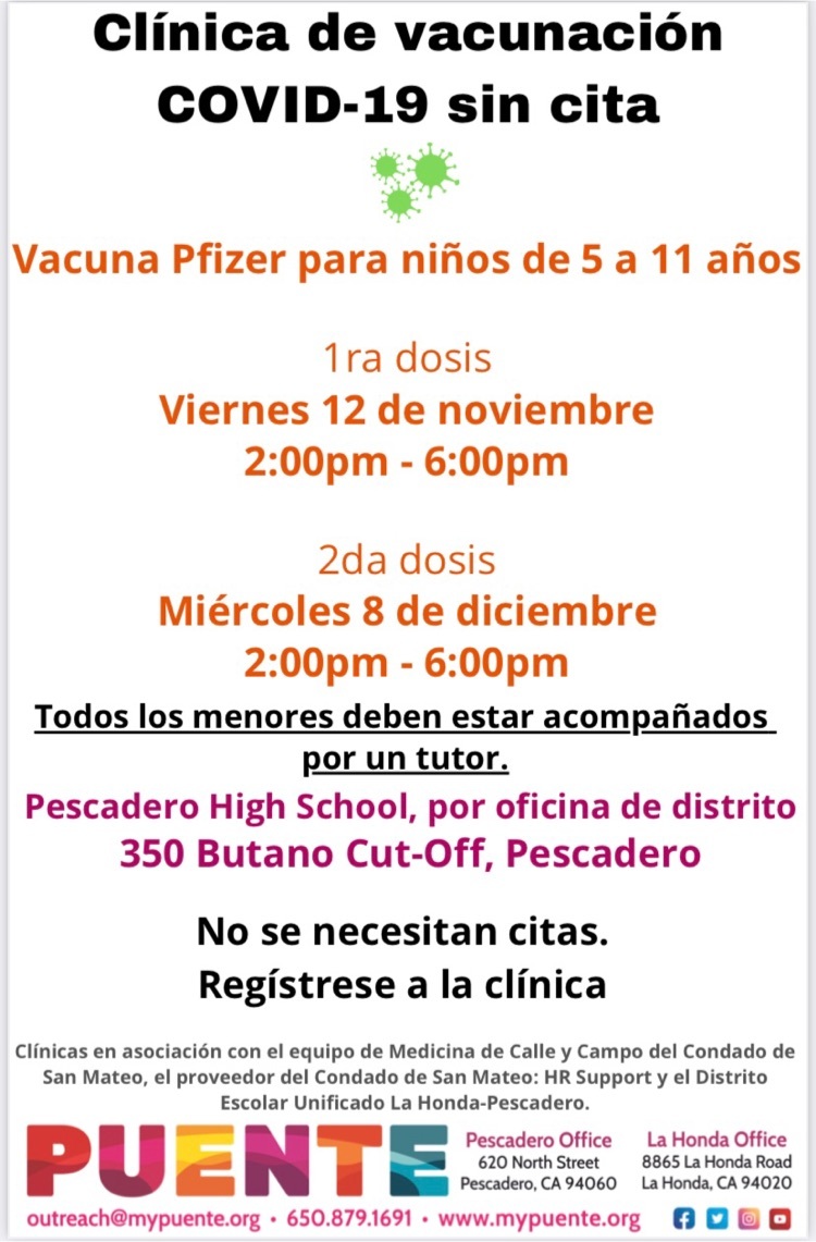 Flyer in Spanish