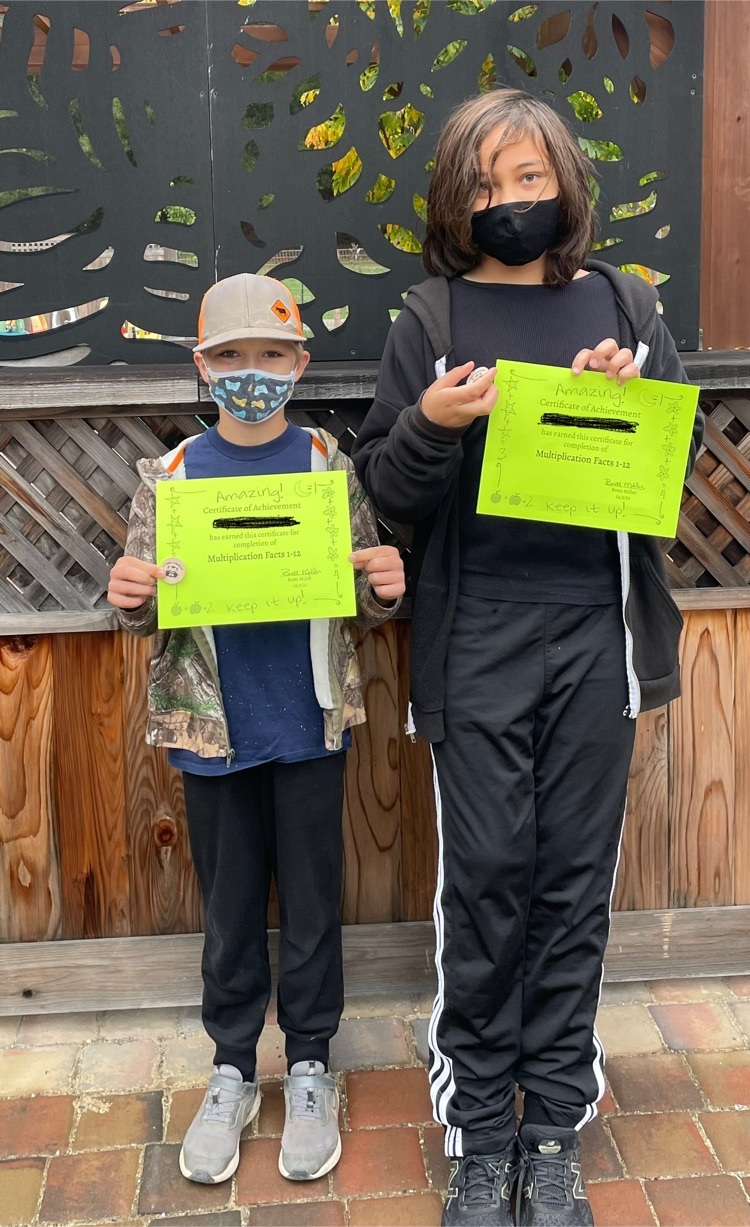 two more students with certificates 